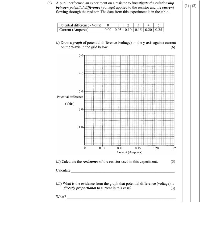 Question 2009 - 8 Part 1
