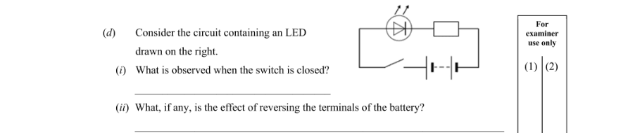 Question 2016 - 7 Part 1
