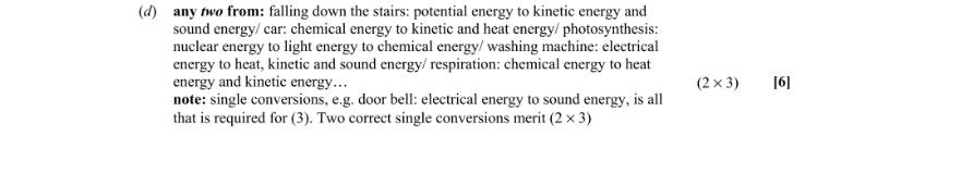Marking Scheme Part 1