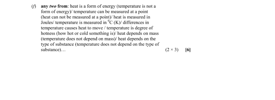 Marking Scheme Part 2