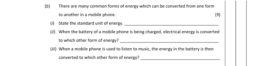 Question 2018 - 8 Part 1