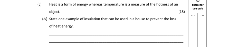 Question 2018 - c Part 1