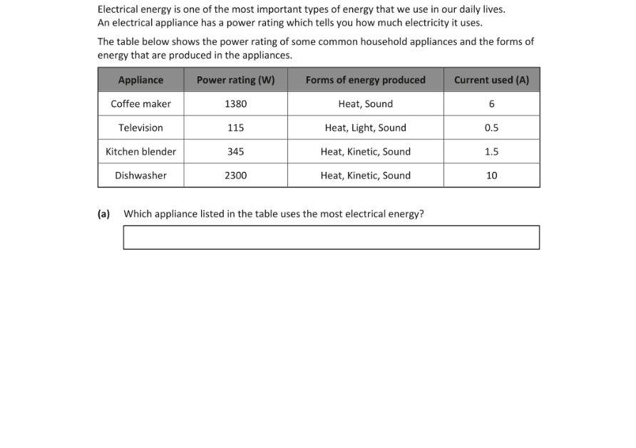 Question 2019 - 13 Part 1