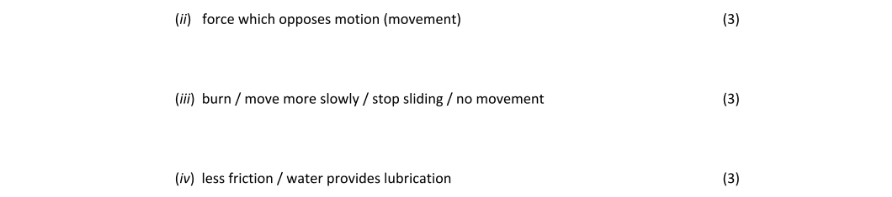 Marking Scheme Part 1