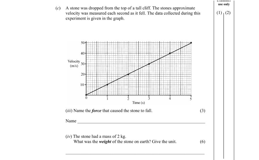 Question 2009 - 9 Part 1