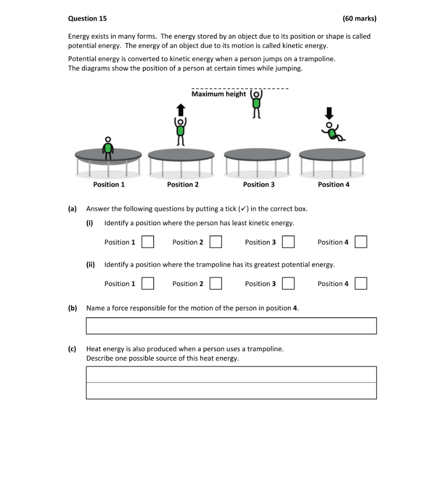 Question 2022 - 15 Part 1