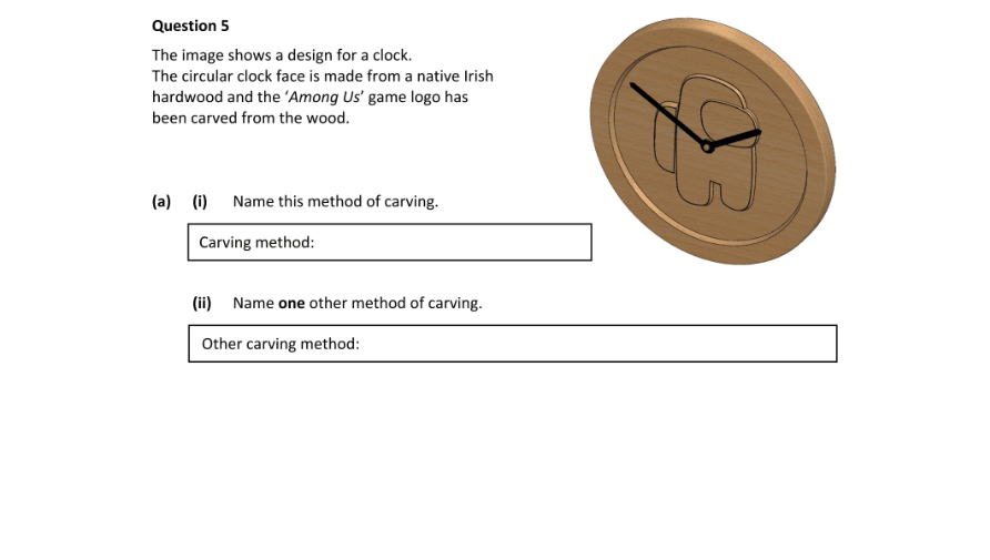 Question 2022 - 5 Part 1