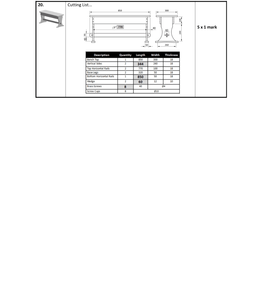Marking Scheme Part 1