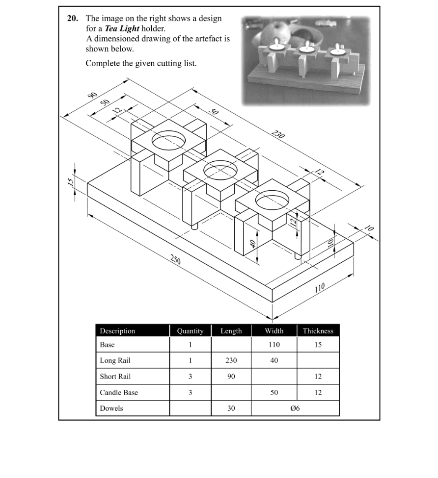 Question 2014 - 20 Part 1