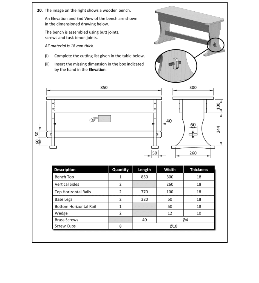 Question 2019 - 20 Part 1
