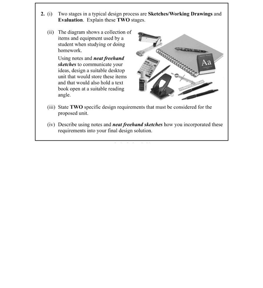 Question 2010 - 2 Part 1
