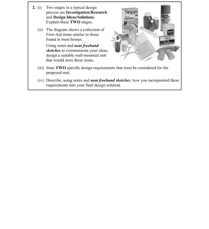 Question 2011 - 2 Part 1