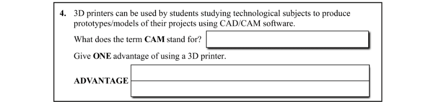 Question 2016 - 4 Part 1