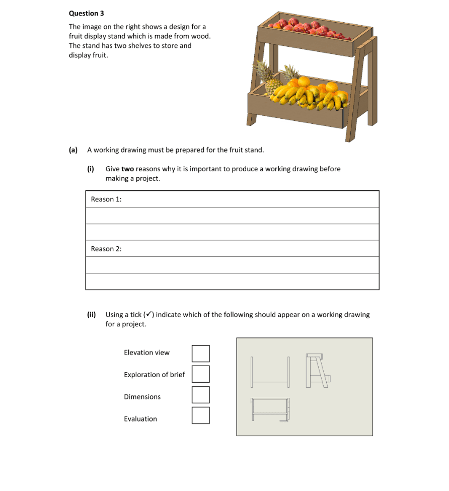 Question 2022 - 3 Part 1