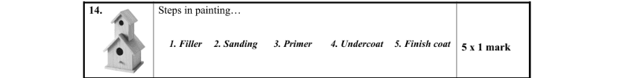 Marking Scheme Part 1