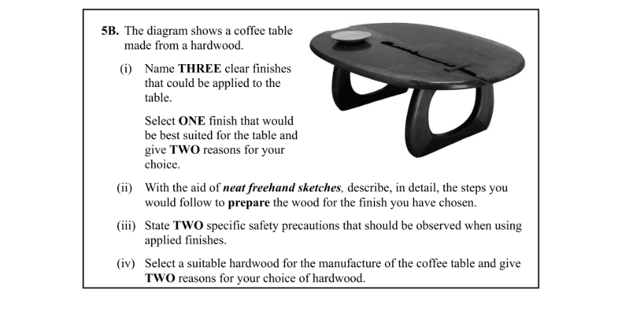 Question 2011 - 5B Part 1