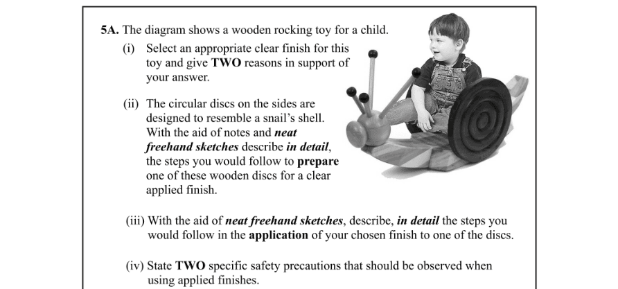 Question 2013 - 5A Part 1