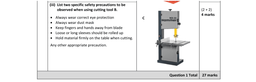 Marking Scheme Part 1