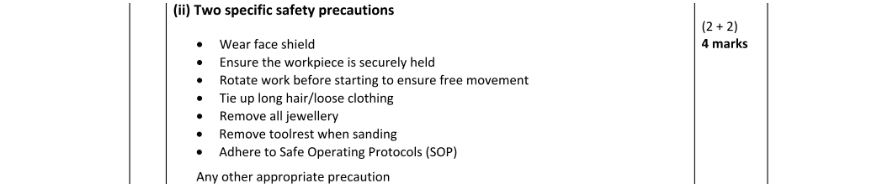 Marking Scheme Part 1