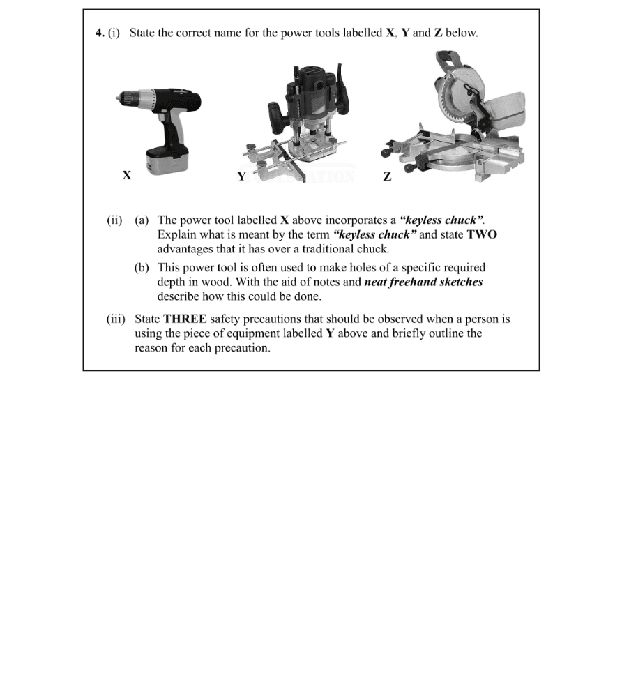 Question 2012 - 4 Part 1