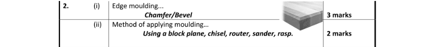 Marking Scheme Part 1