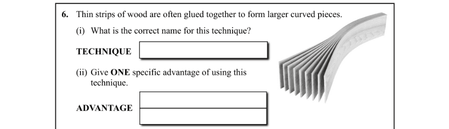 Question 2016 - 6 Part 1