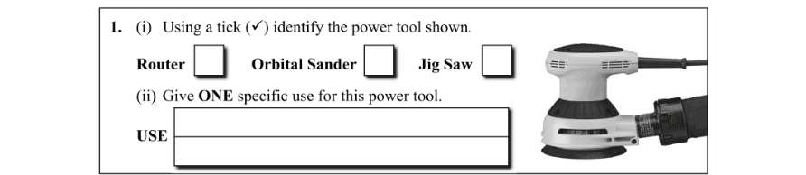 Question 2016 - 1 Part 1