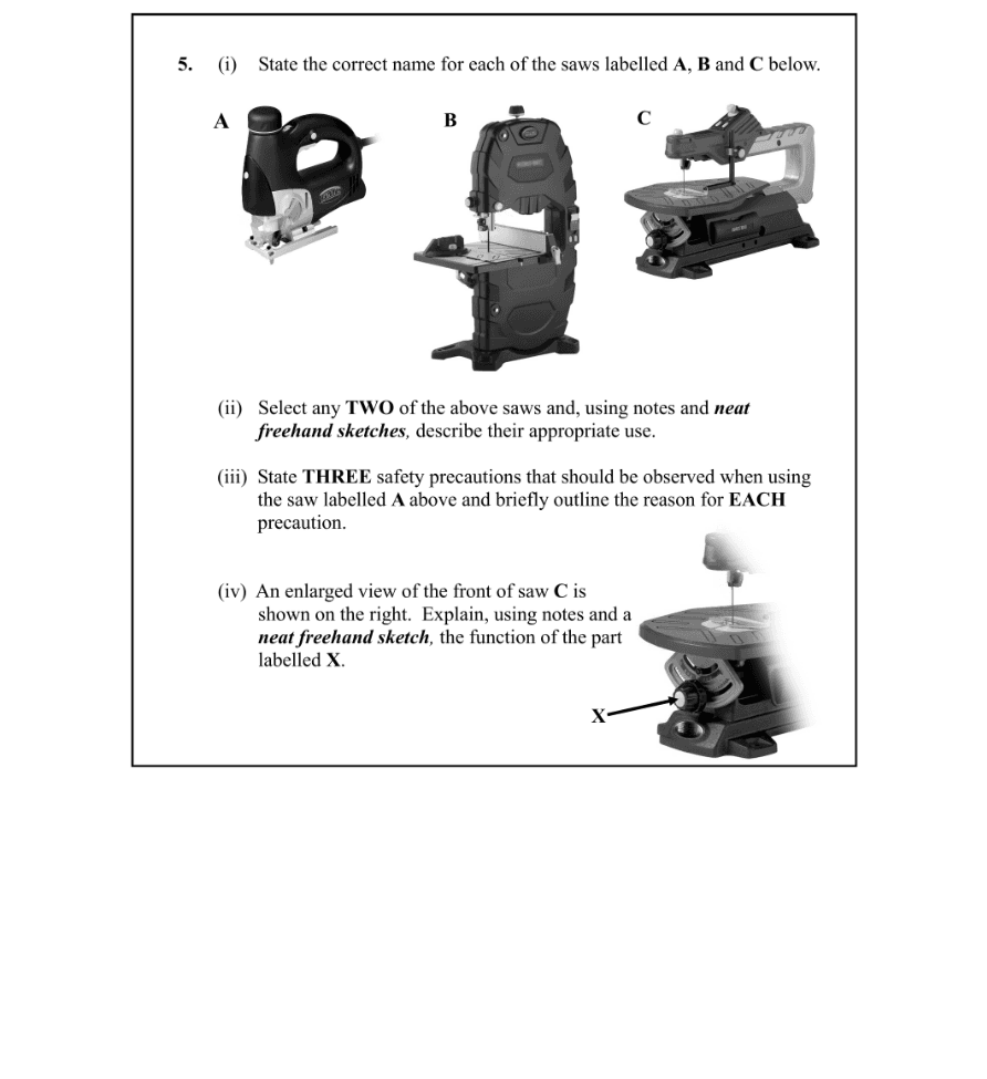 Question 2009 - 5 Part 1