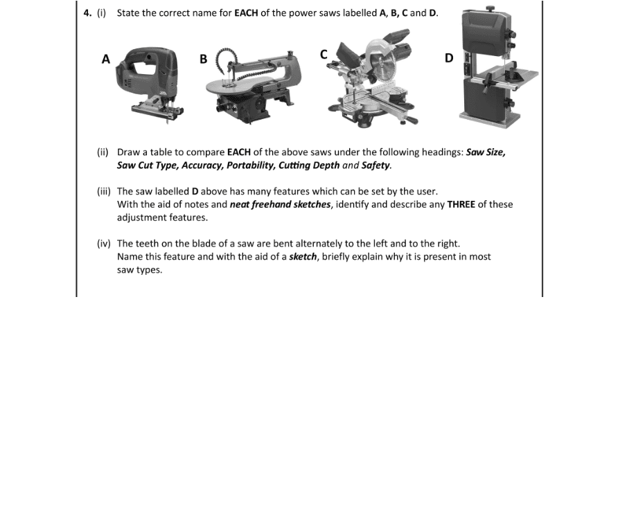 Question 2018 - 4 Part 1