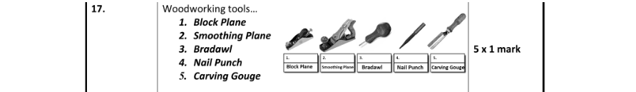 Marking Scheme Part 1