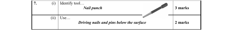 Marking Scheme Part 1