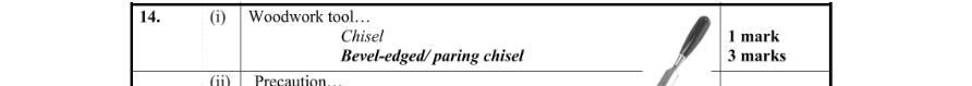 Marking Scheme Part 1
