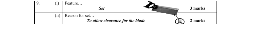 Marking Scheme Part 1