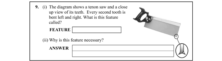 Question 2009 - 9 Part 1
