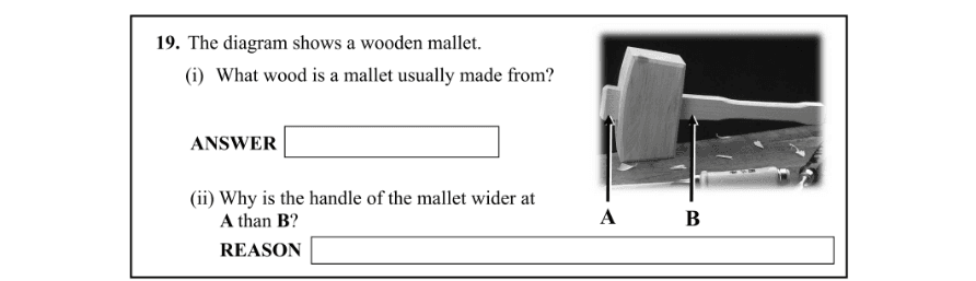 Question 2011 - 19 Part 1