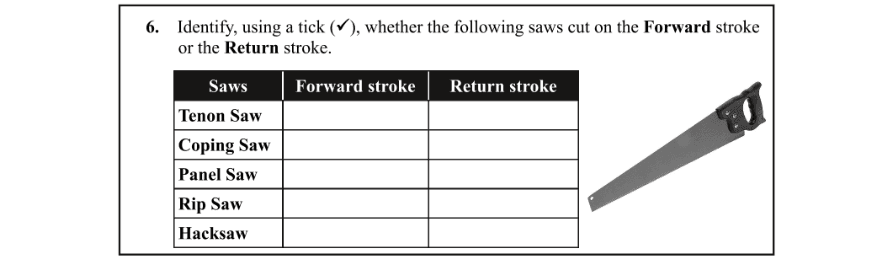Question 2012 - 6 Part 1