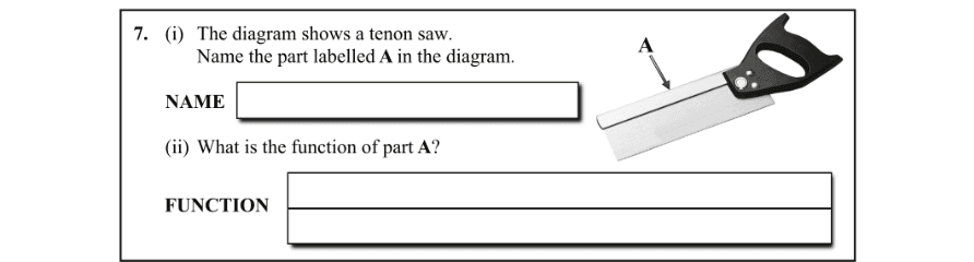 Question 2016 - 7 Part 1