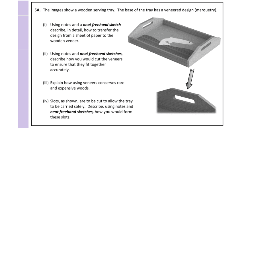 Question 2019 - 5A Part 1
