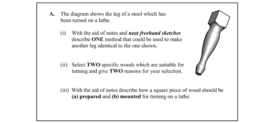 Question 2007 - 4A Part 1